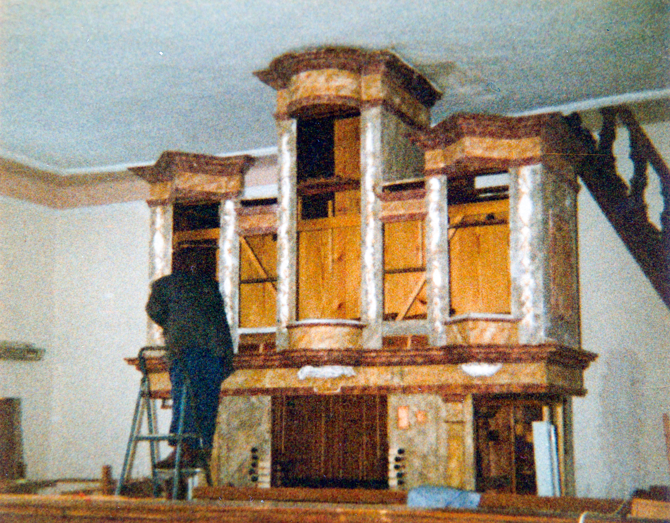 Orgelreparatur Dezember 1981